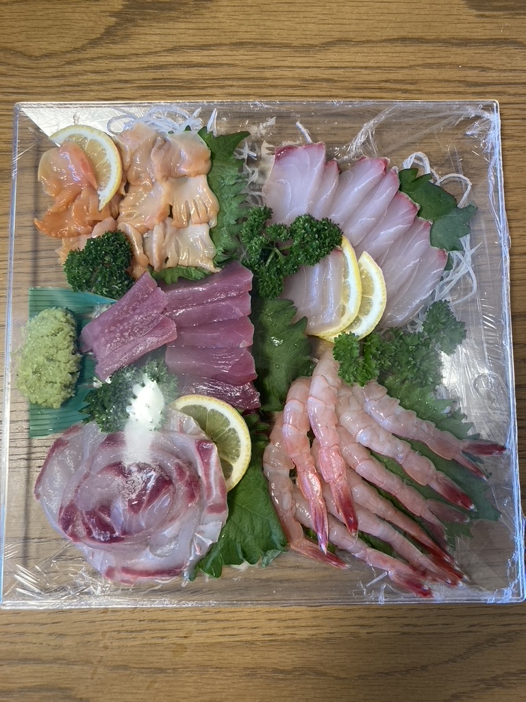 刺身の盛り合わせ